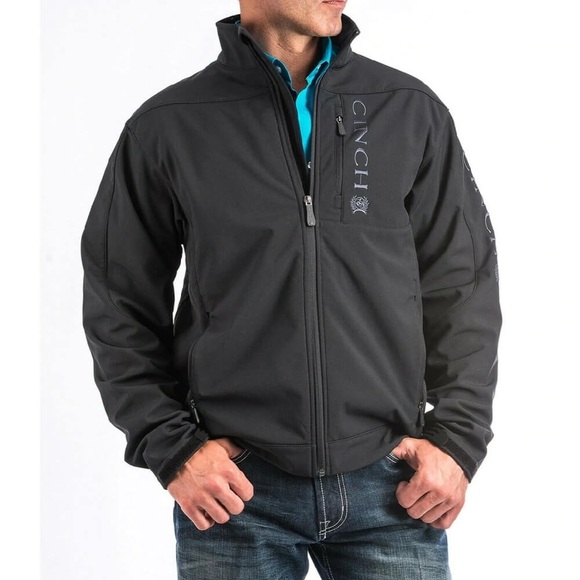Cinch Men's Black Bonded Concealed Carry Performance Jacket